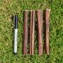 Lof Premium 6-Inch Standard Bully Sticks, Odor-Free 100% Beef Pizzle from Grass-Fed Cattle