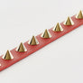 Red Italian Vegetable Leather Collar