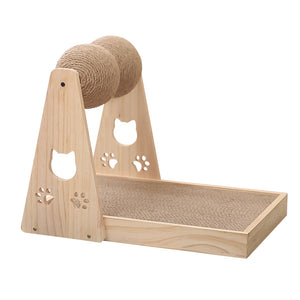 Lof Dual-Ball Cat Scratcher: Interactive Play and Scratch Station