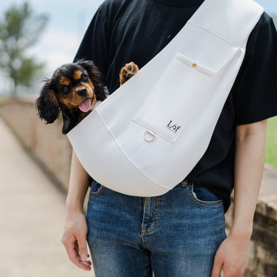 Lof Neoprene Pet Sling Carrier - Secure & Stylish Travel for Small Dogs and Cats